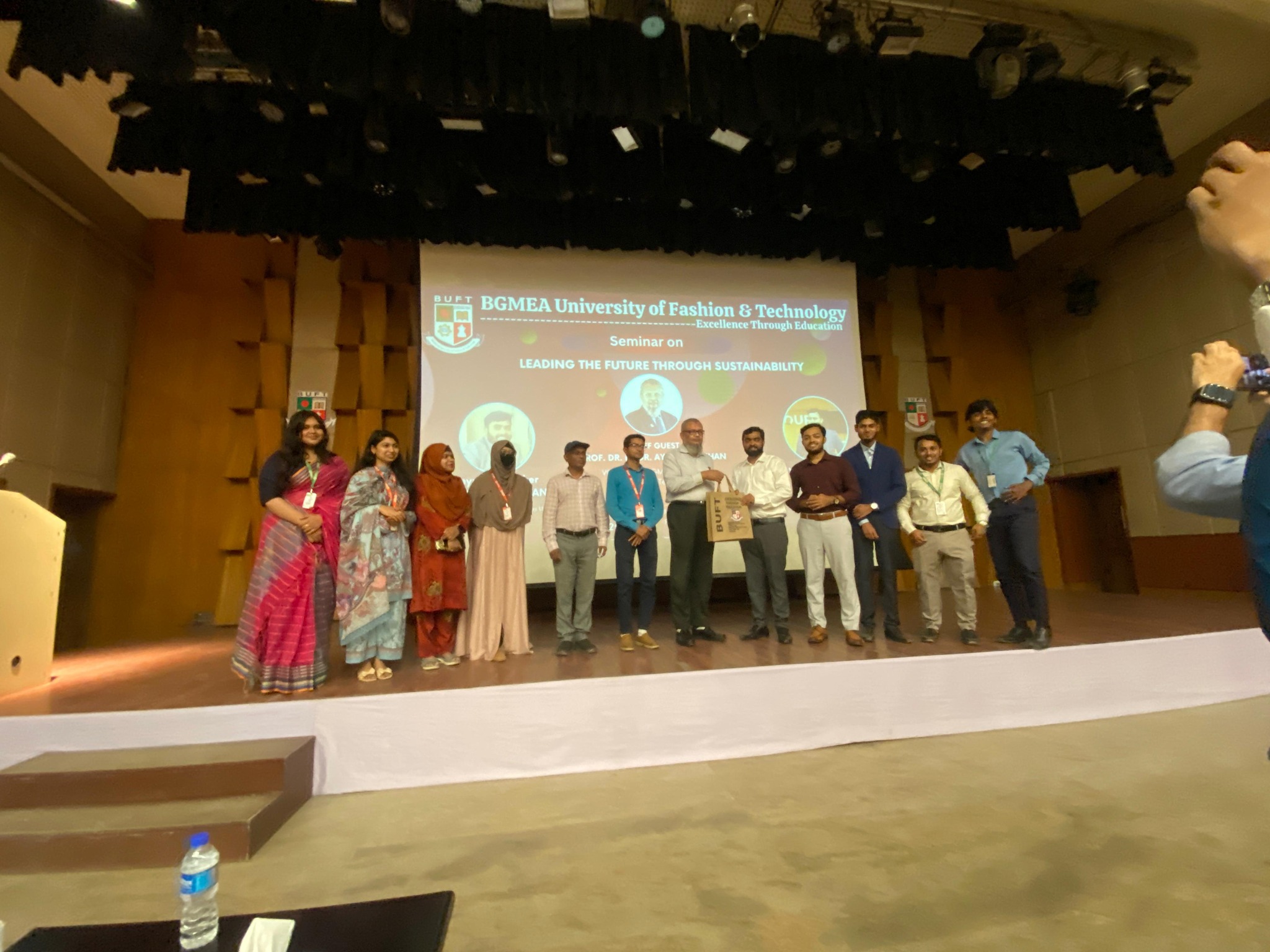 Seminar on "𝐋𝐞𝐚𝐝𝐢𝐧𝐠 𝐭𝐡𝐞 𝐅𝐮𝐭𝐮𝐫𝐞 𝐓𝐡𝐫𝐨𝐮𝐠𝐡 𝐒𝐮𝐬𝐭𝐚𝐢𝐧𝐚𝐛𝐢𝐥𝐢𝐭𝐲" organized by BGMEA University of Fashion & Technology